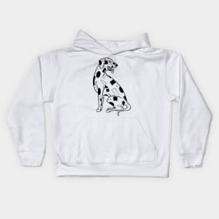 Patchwork Dalmatian Kids Hoodie